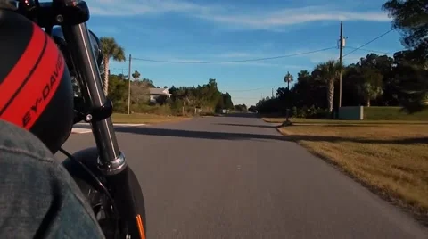 Low side angel on motorcycle riding Stock-Footage 45288728