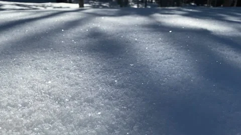 Low snow pan with shadows Vídeos de archivo 149544897
