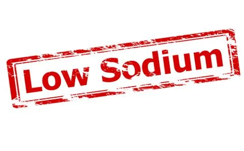 Low sodium Stock Illustration