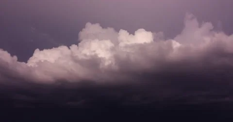 Low Storm Clouds at Dusk (2160p 25fps) Stock Footage 167242446