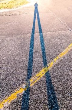 Low Sun Shadow Stock Photos
