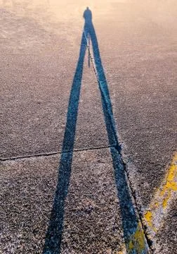 Low Sun Shadow Stock Photos