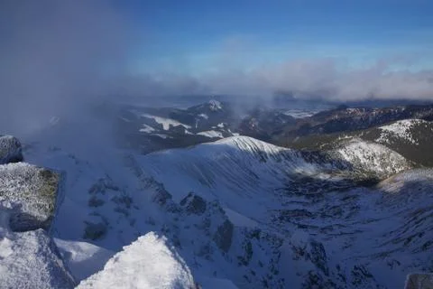 Low tatras in winter Stock Photos
