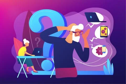 Low-technical communication concept vector illustration Stock Illustration