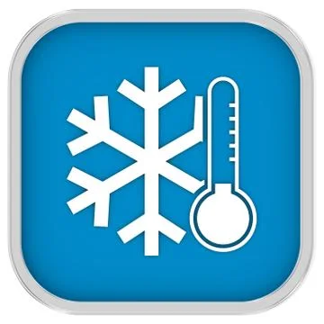 Low temperature sign Illustrazione stock