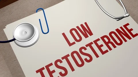 Low Testosterone healthcare concept Stock Footage