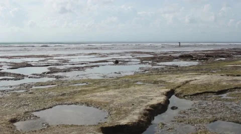 Low Tide at Balangane Stock Footage 67528818