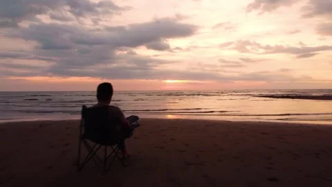 Low Tide Drone Shot Video stock 252043247
