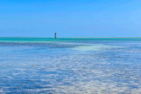 Low tide in the Florida Keys Stock Photos