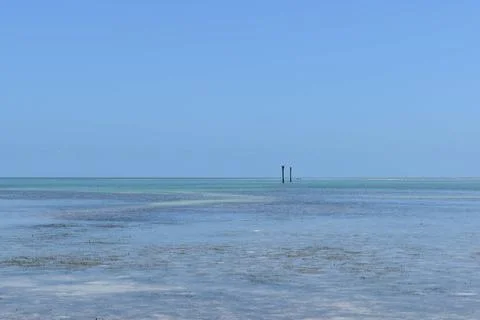 Low tide in the Florida Keys Stock Photos