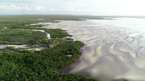 Low tide on the Kimberley Coast Stock Footage 147698176