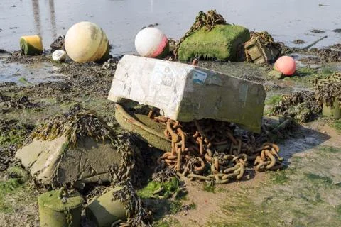Low tide Stock Photos