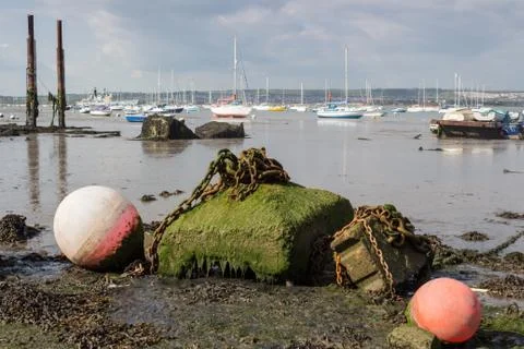 Low tide Stock Photos