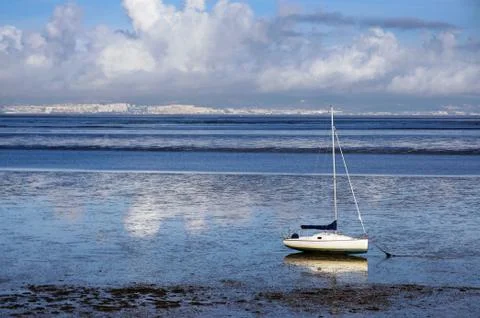 Low tide Stock Photos