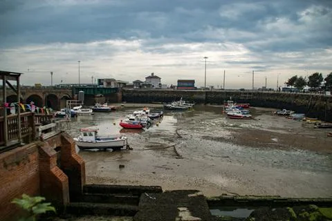 Low tide Stock Photos