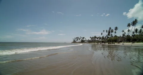 Low Tide/Empty Beach 4K Stock Footage 152911175
