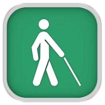 Low vision access sign Fotos Stock
