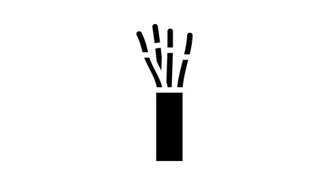 Low voltage wire cable glyph icon animation Stock Footage 326746609