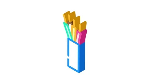 Low voltage wire cable isometric icon animation Stock Footage 327294668