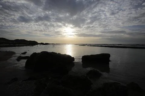 Low waves on the shore of a beach High quality Stock Photos