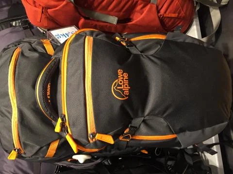 Lowe Alpine backpack Stock Photos