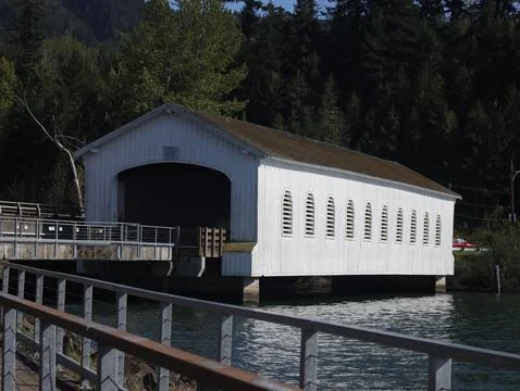 Lowell Covered Bridge Stock Photos