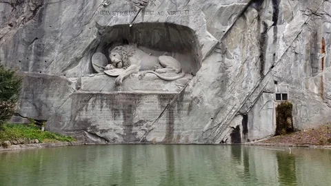 Lowendenkmal WS Stock Footage 122337146