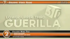 Lower and upper third Stock After Effects
