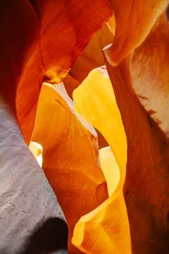 Lower Antelope Canyon view near Page, Arizona Stock Photos