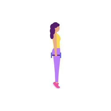 Lower body workout Stock Illustration