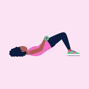 Lower Body workout Ilustración de archivo
