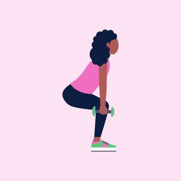 Lower Body workout Ilustración de archivo