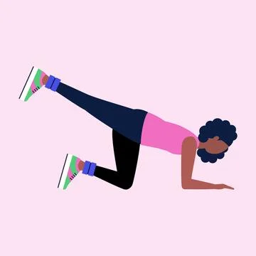 Lower Body workout Ilustración de archivo