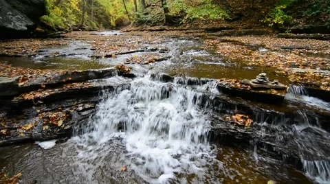 Lower Brandywine Falls Stock Footage 59987169