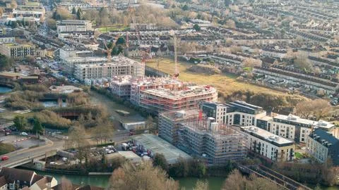 Lower Bristol Road, New Developments Stock Photos