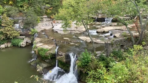 Lower Cataract Falls (with sound) Stock Footage 283700249