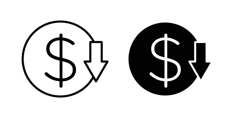 Lower cost icon bundle for website design projects Stock Illustration