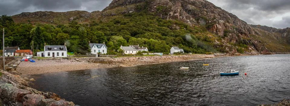 Lower Diabaig Foto stock