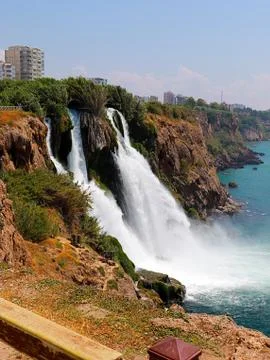 Lower Duden Waterfall Stock Photos