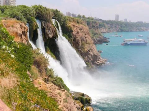 Lower Duden Waterfall Stock Photos