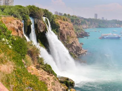 Lower Duden Waterfall Stock Photos