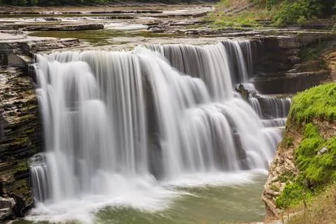 Lower Falls at Letchworth Stock Photos