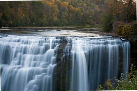 Lower Falls at Letchworth Stock Photos