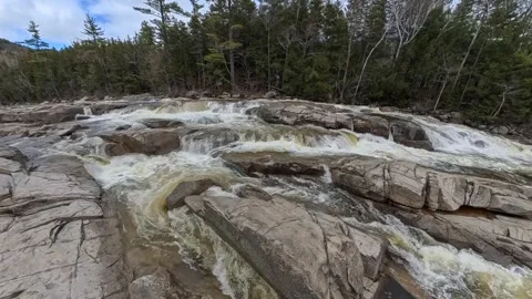Lower Falls Scenic Area Stock Footage 333725100