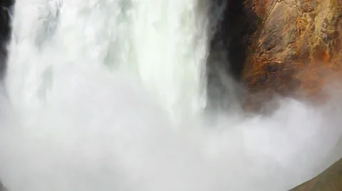 Lower Falls of the Yellowstone Stock-Footage 33929269