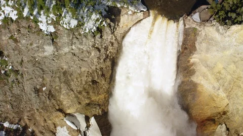 Lower Falls, Yellowstone River Stockbeeldmateriaal 94594270