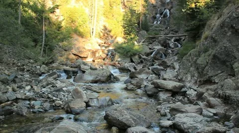 Lower Fish Creek Falls-3 Stock Footage 10835019