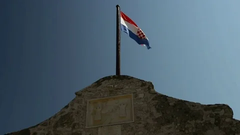 Lower gates in Nin, Croatia Stock Footage 80111936