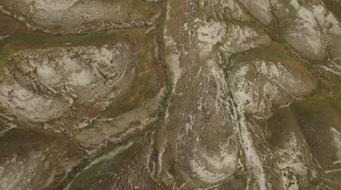 Lower Jordan - Sping streams between the hills  (Israel aerial footage) Stock Footage 67576065