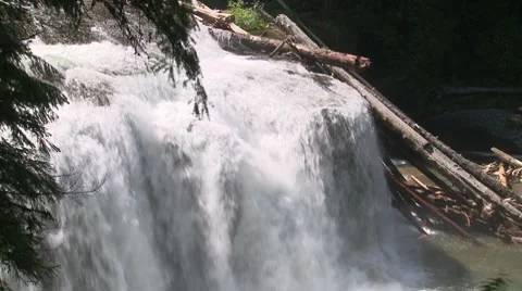 Lower Lewis Falls 02 Video stock 7693588